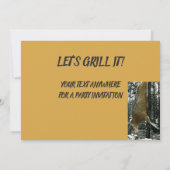 INVITATION CHASSE DE CHASSE DE CHASSE DE CHASSE LE TUER ET GR (Dos)