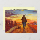 Invitation Chasse de meilleur ami d'invitations de partie de (Devant / Derrière)