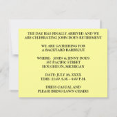 Invitation Chasse de meilleur ami d'invitations de partie de (Dos)