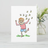 Invitation Chasse par abeilles (Debout devant)