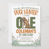 Invitation Chasse premier anniversaire (Devant)