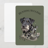 Invitation Chasse réussie (Devant / Derrière)