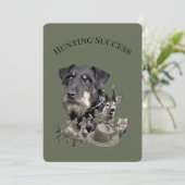 Invitation Chasse réussie (Debout devant)