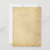 Invitation Chasse rustique Le vieux canard prend sa retraite (Dos)