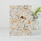 Invitation Chasseur de champignons champignons milieu de sièc (Debout devant)