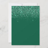 Invitation Chasseur de Glitterie Sparkly Green 21e anniversai (Dos)