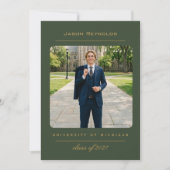 Invitation Chasseur de Luxe Universitaire (Devant)