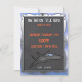 Invitation Chasseur F-15 (Dos)