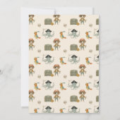 Invitation Chasseurs de trésors Pirate Photo Anniversaire (Dos)