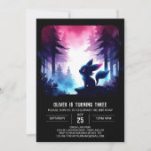 Invitation Chat à chaton magique Anniversaire (Devant)