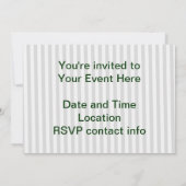 Invitation Chat à ordures de la Saint-Patrick (Dos)