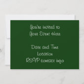 Invitation Chat affectueux de biscuit (Dos)