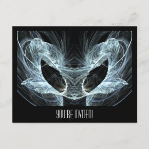 Invitation Chat Alien. Un Imaginaire Mystique Fractal.
