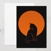 INVITATION CHAT AU CLAIR DE LUNE (Devant / Derrière)