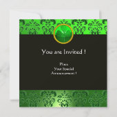 INVITATION CHAT AVEC LA BIÈRE IRLANDAISE VERTE ST PATRICK'S D (Dos)