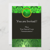 INVITATION CHAT AVEC LA BIÈRE IRLANDAISE VERTE ST PATRICK'S D (Dos)