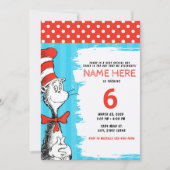 Invitation Chat avec un thème Casquette Fête d'anniversaire p (Devant)