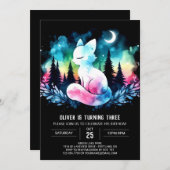 Invitation Chat Chat Chaton Sucré (Devant / Derrière)