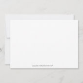 Invitation Chat Citrouille d'Halloween (Dos)