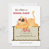 Invitation Chat Cool (Devant)