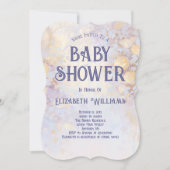Invitation Chat Dans Le Baby shower D'Halloween Jackolantern (Devant)