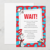 Invitation Chat dans le livre Casquette Guest Book Party Sign (Devant / Derrière)