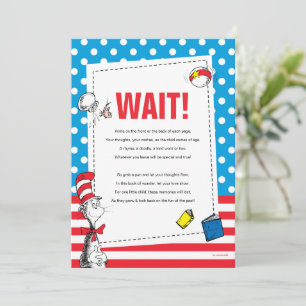 Invitation Chat dans le livre Casquette Guest Book Party Sign