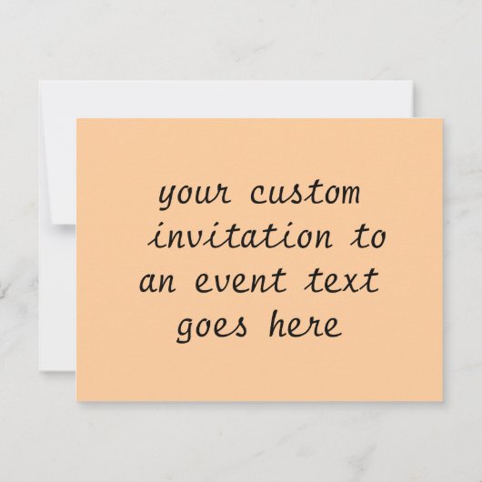 Invitation Chat de Kitty sans enfant (Dos)