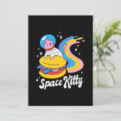 Invitation Chat de l'espace astronaute (Debout devant)