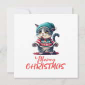 Invitation Chat de Noël  (Dos)