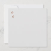 Invitation Chat De Noël À Carton (Dos)