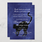 Invitation Chat de pervers dans le brouillard violet Invitati (Devant / Derrière)