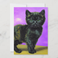 Chat de style Van Gogh