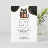 Invitation Chat d'Halloween Chapitre suivant 11e anniversaire (Debout devant)