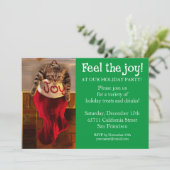 Invitation Chat gras dans le stock de Noël (Debout devant)