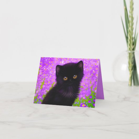 Invitation Chat Gustav Klimt (Devant)