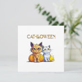 Invitation Chat Halloween (Debout devant)