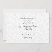 Invitation Chat Kitty mignonne Biting a Red Santa Chapeau Noë (Dos)