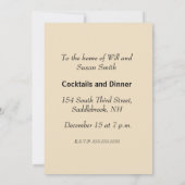 Invitation Chat Noël Joyau Holly Kitten Art antique (Dos)