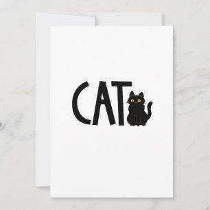 Invitation Chat noir