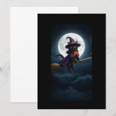 Invitation chat noir (Devant / Derrière)