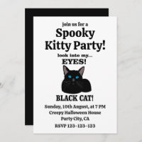 Chat noir Éffrayant Kitty Party
