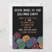 Invitation Chat noir Halloween (Dos)