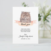 Invitation Chat Persan Merci (Debout devant)
