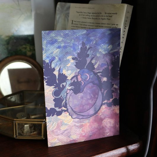 Invitation Chat Sorcière Lune Déesse Wiccan Chat Personne Inv