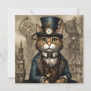 Invitation Chat Steampunk