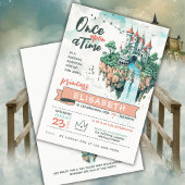 Invitation Château dans le ciel fête d'anniversaire