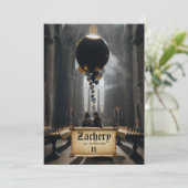 Invitation *~* Château de Chevalier Imaginaire médiéval AP88  (Debout devant)