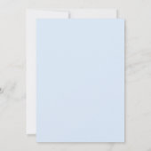 Invitation Château de conte de fées bleu pour Quinceañera (Dos)