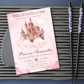 Invitation Château de conte de fées magique pour le premier a
